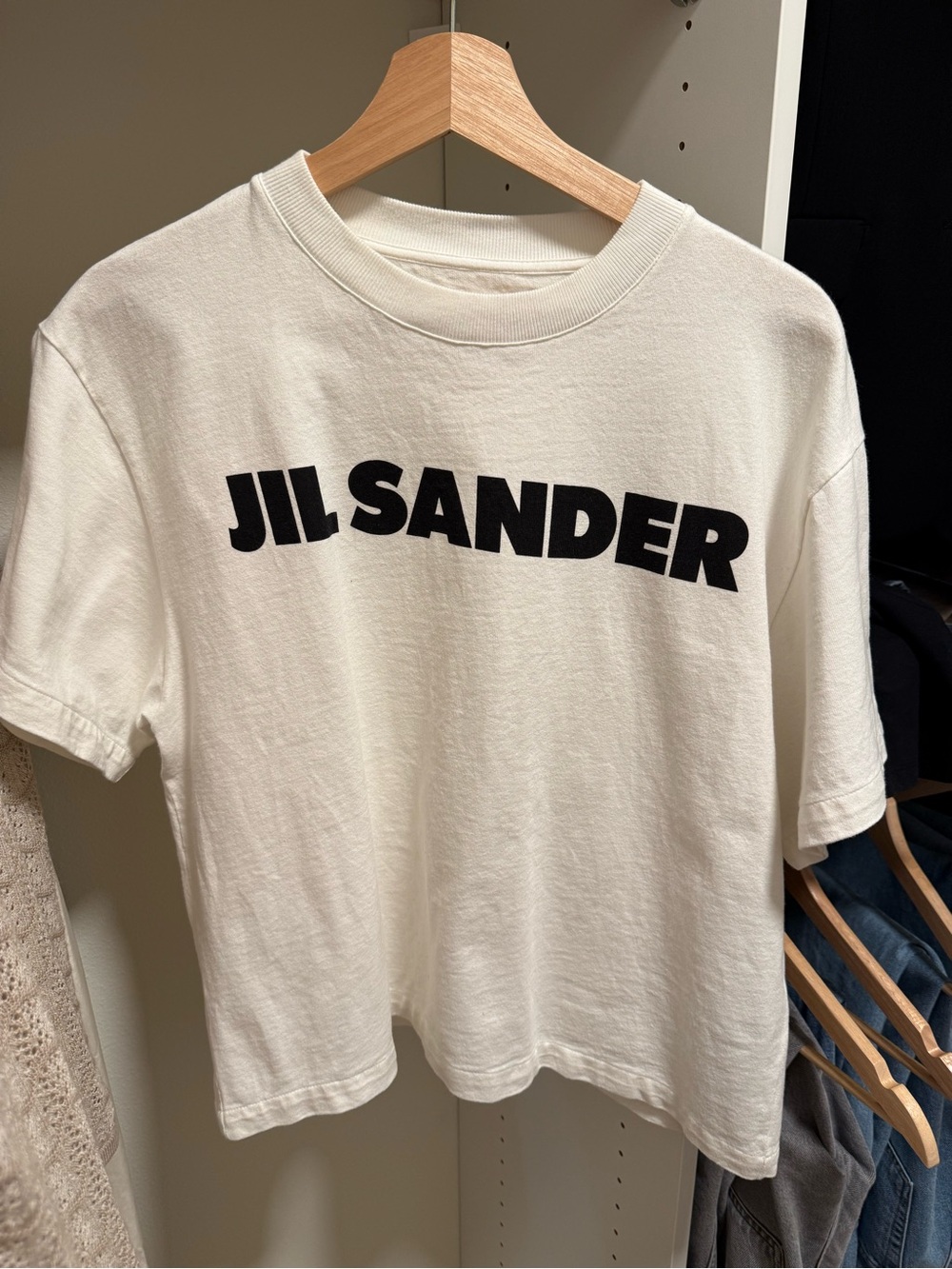 Jil Sander White Logo T-Shirt